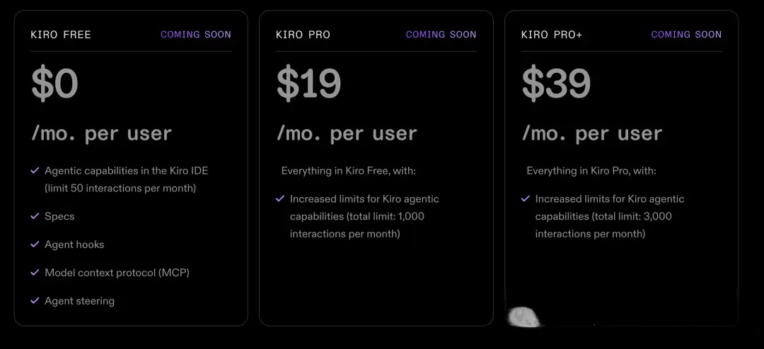 告别Cursor!亚马逊AWS推出免费AI编程助手Kiro_ 图片