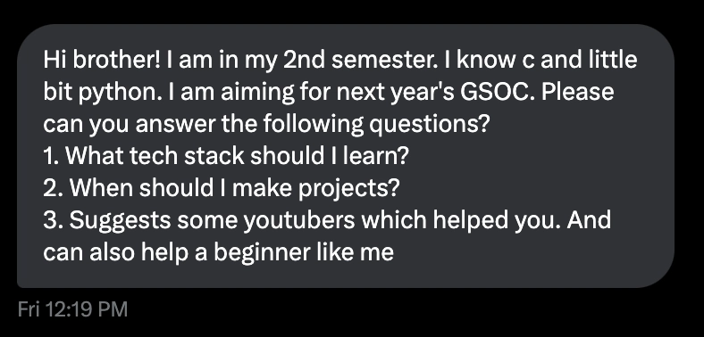 Twitter DM