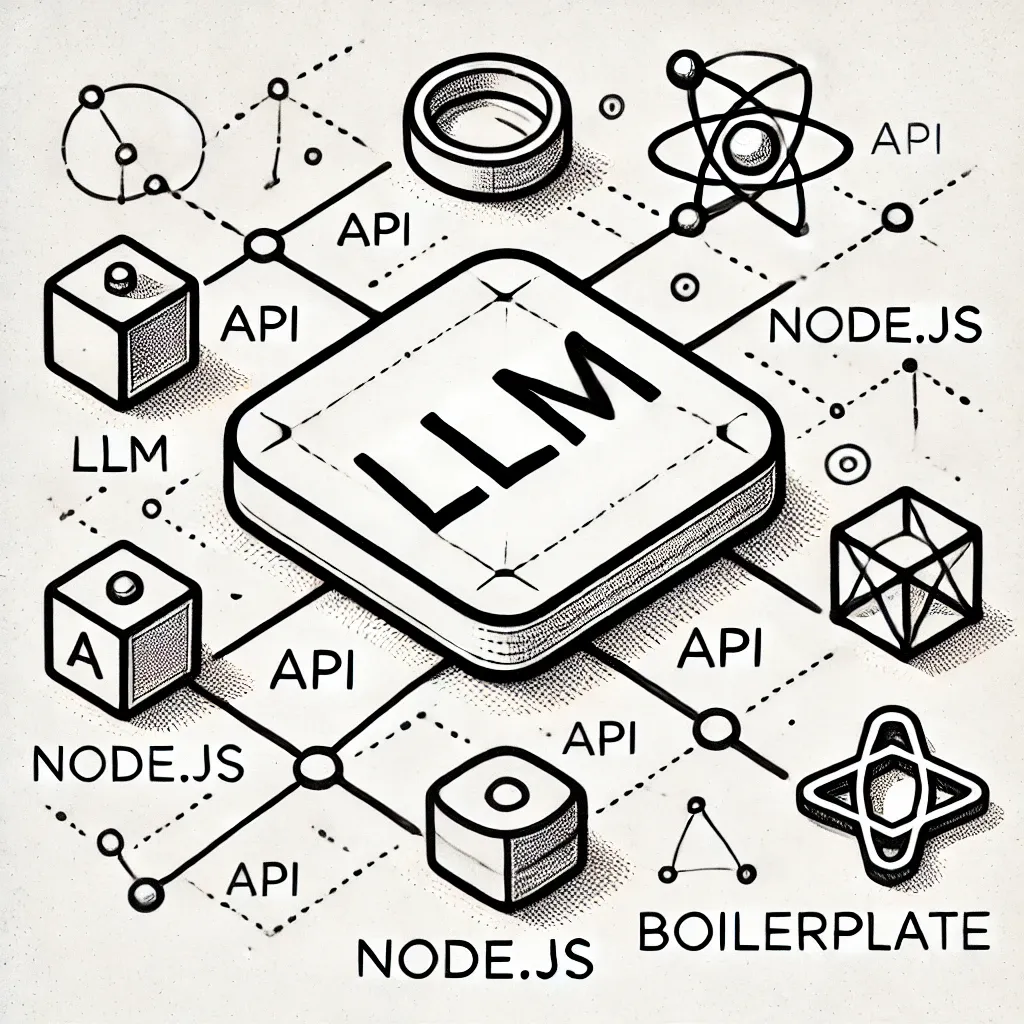 LLM-Codegen enables the Node.js API boilerplate to automatically generate module code