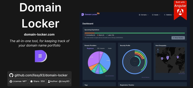 我用每个前端框架都构建了一个应用_ Domain Locker