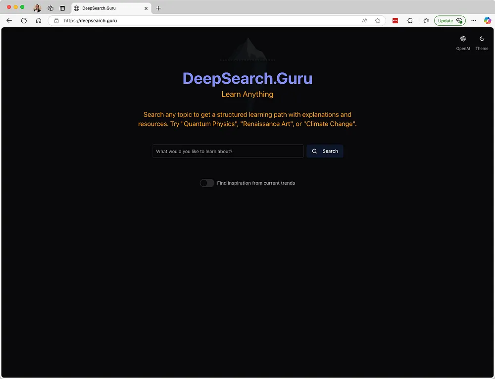 用DeepSeek和OpenAI打造更好用的学习搜索引擎_