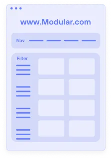 Thumbnail image of a wireframe of a model repo website