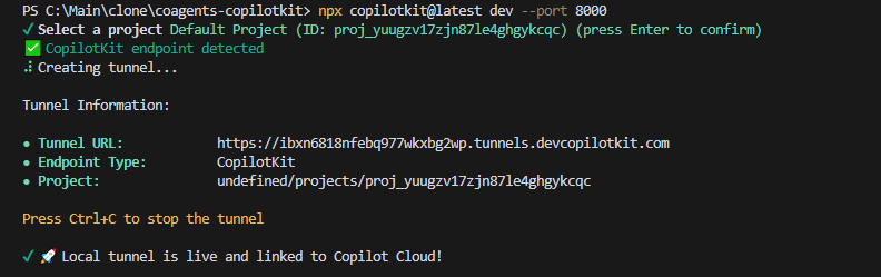 AI代理小白入门:30分钟搞定你的第一个智能助手!_ 本地的隧道