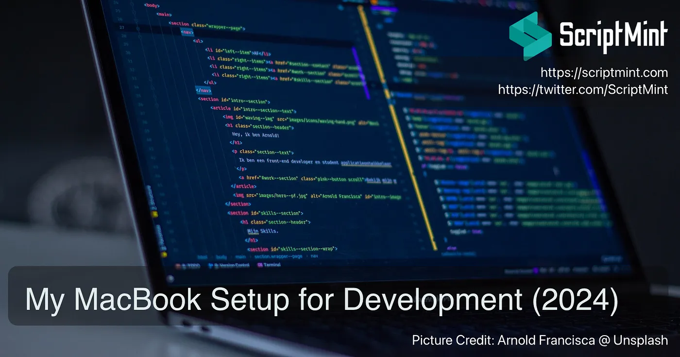 我的MacBook开发环境设置(2024)_