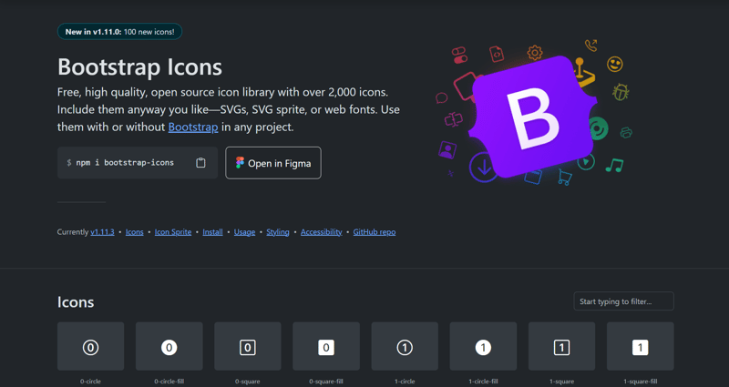 Bootstrap Icons