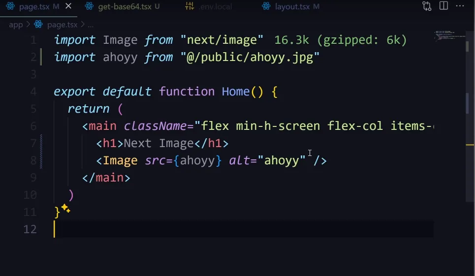 Local Image in Next.js