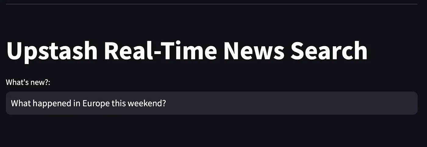 如何利用向量数据库构建实时的新闻搜索引擎_