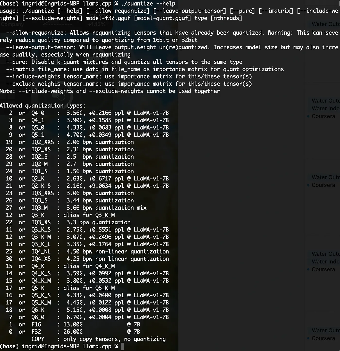 使用llama.cpp对大型语言模型(LLM)进行量化_
