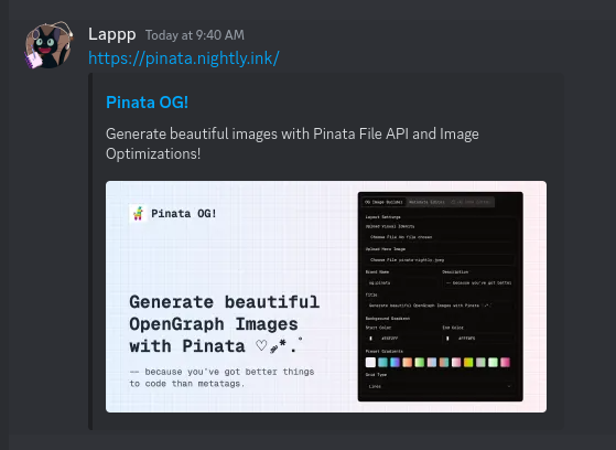 Discord Link OG 图像嵌入