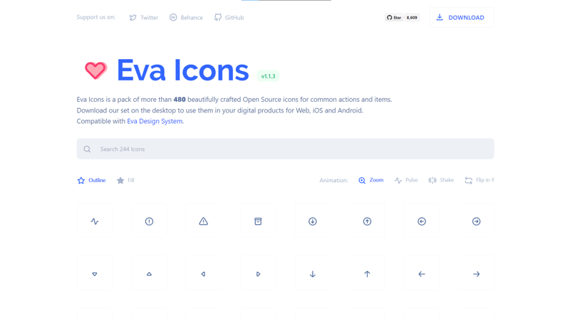 Eva Icons