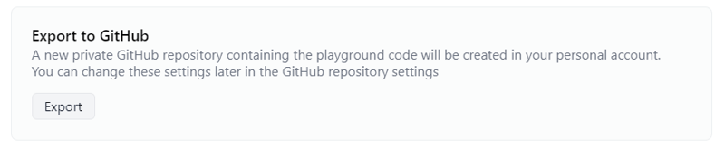 来自设置的 GitHub 按钮