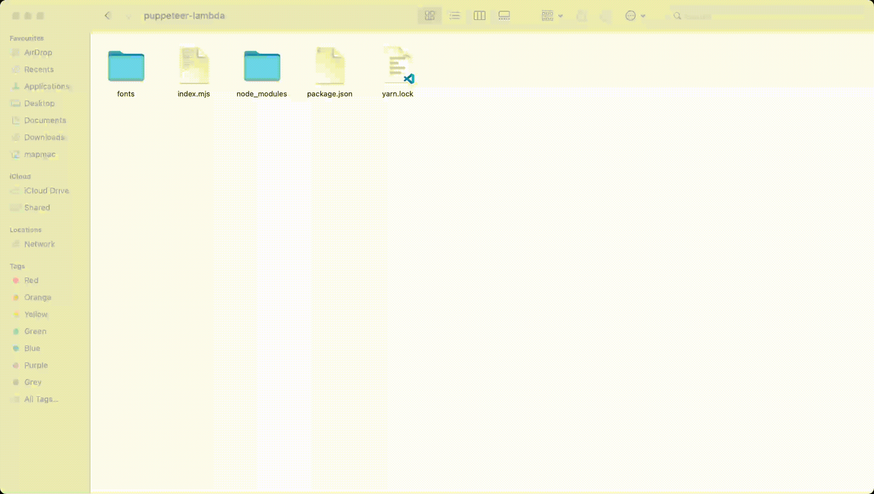 在AWSLambda上用Node.js20+运行Puppeteer和Chromium生成PDF的实战指南_ Compressing the files \(Mac\) — Same procedure for Windows