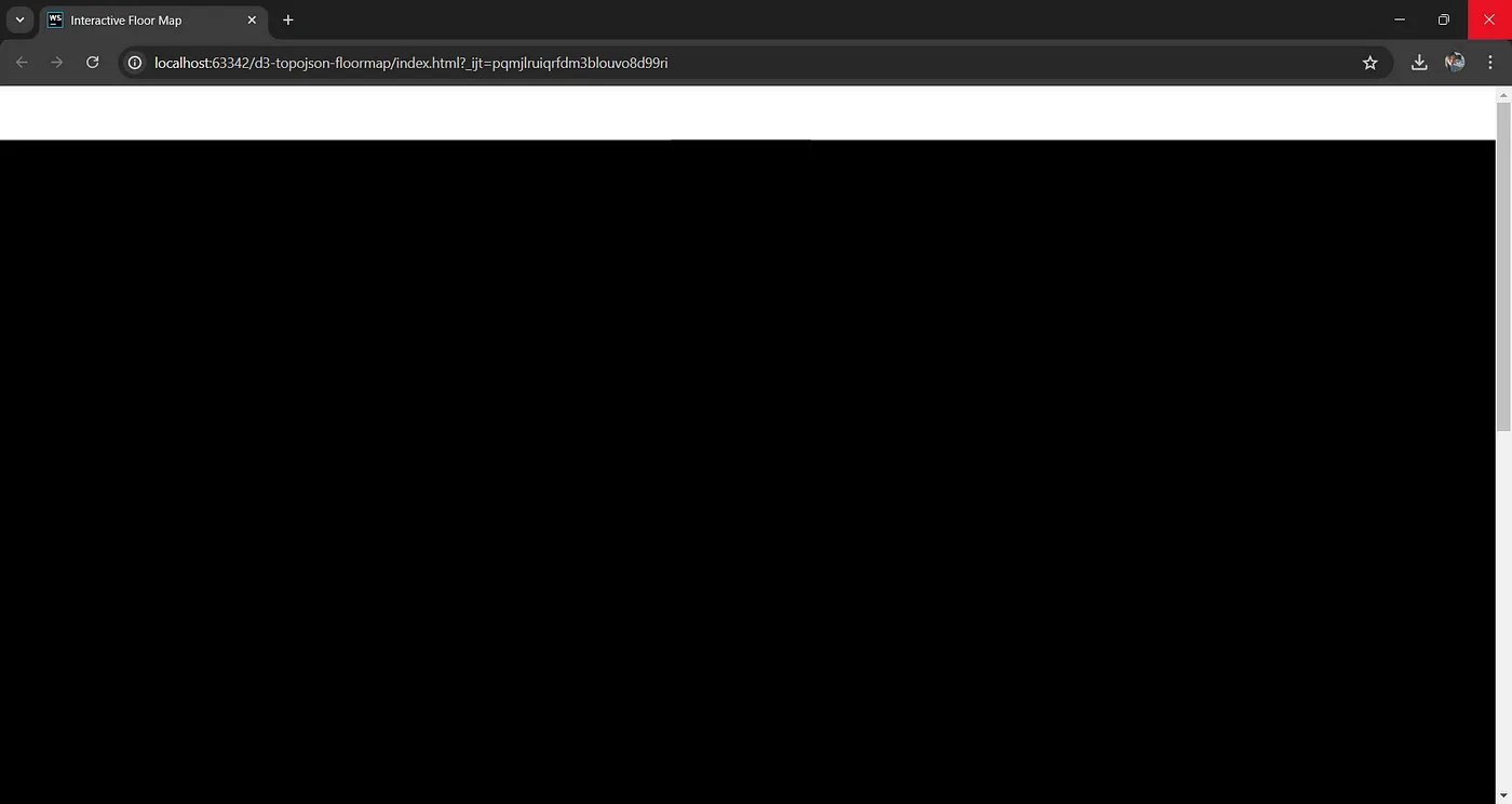 使用D3和TopoJSON制作简单的交互式楼层平面图_