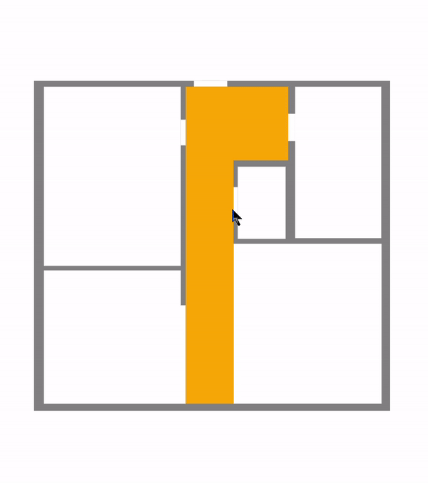 使用D3和TopoJSON制作简单的交互式楼层平面图_