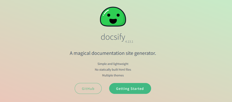 文档生成工具Docsify