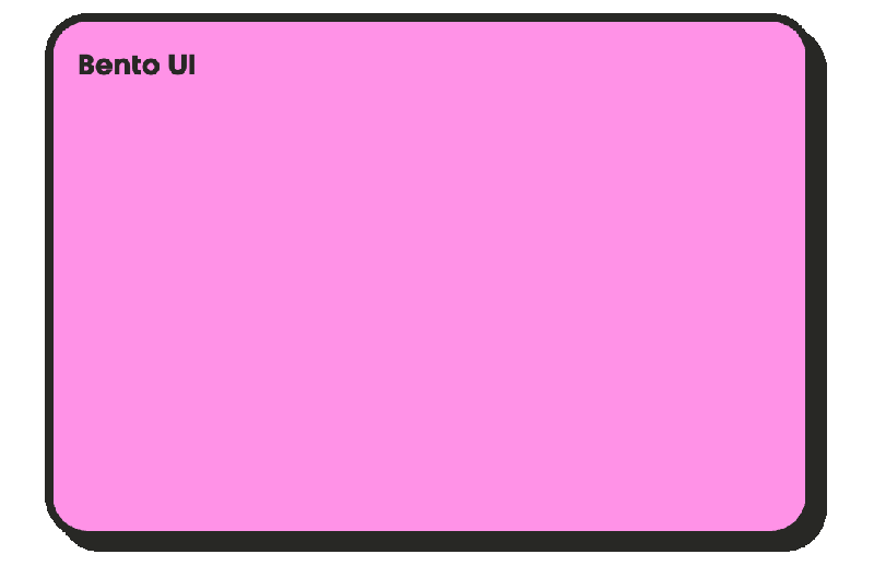 Bento UI Animated UI Component LIbrary