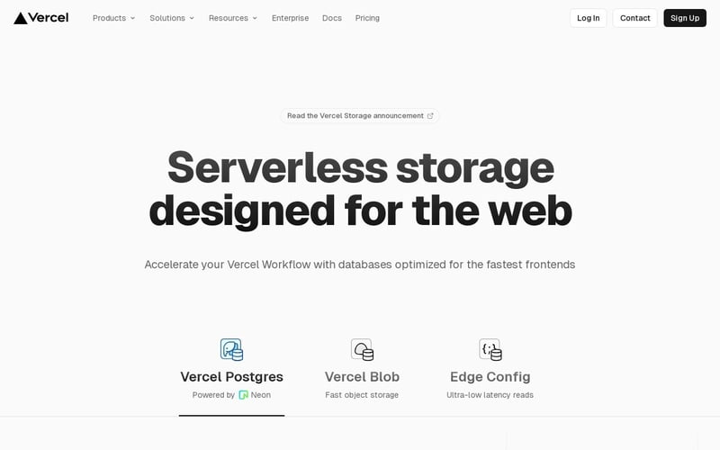 Vercel Postgres 图标