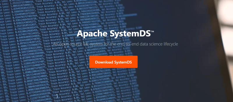 Apache SystemDS，适用于端到端的数据科学和人工智能项目