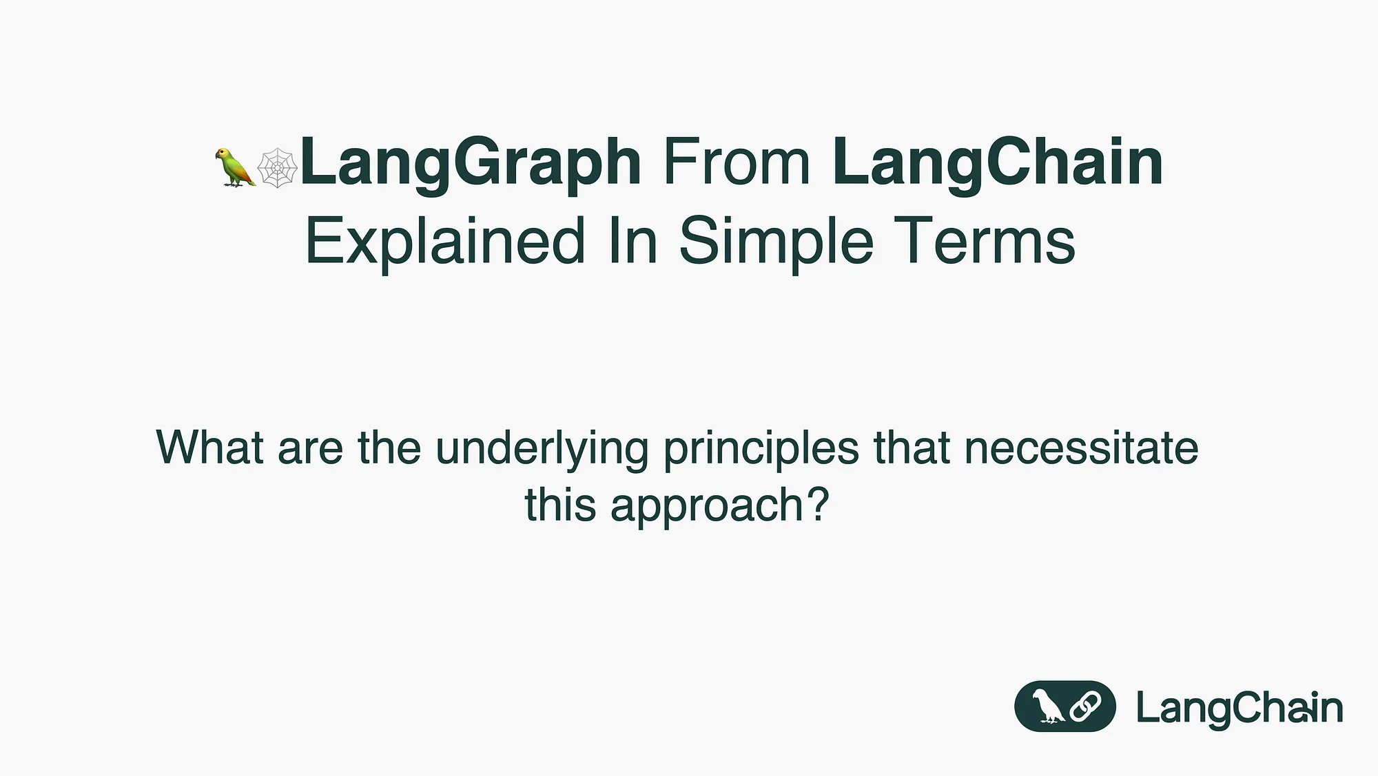 LangChain中的LangGraph:用简单易懂的话解释_
