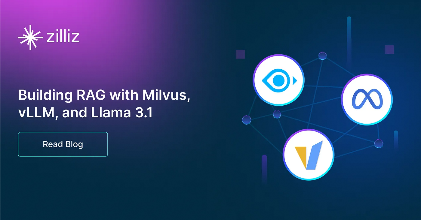 使用Milvus、vLLM和Llama3.1搭建检索增强生成系统_ Blog Cover