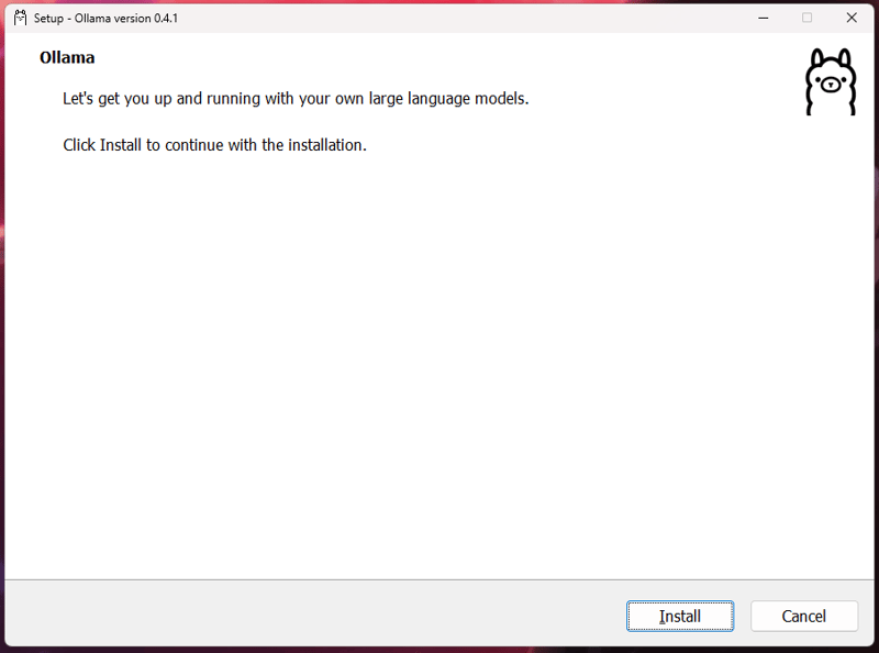 Ollama 安装程序