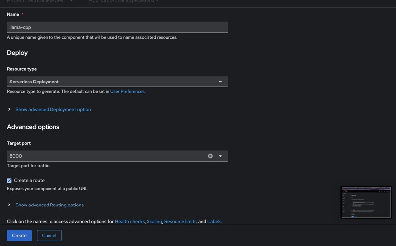 创建 OpenShift 部署任务