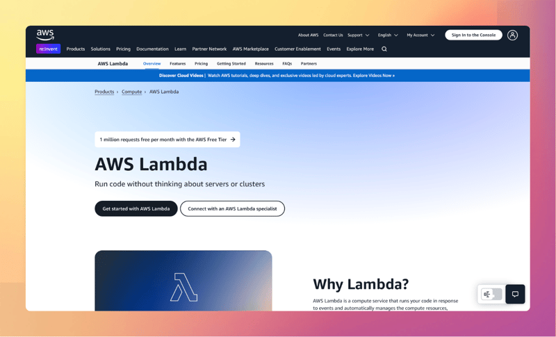 AWS Lambda 的网站