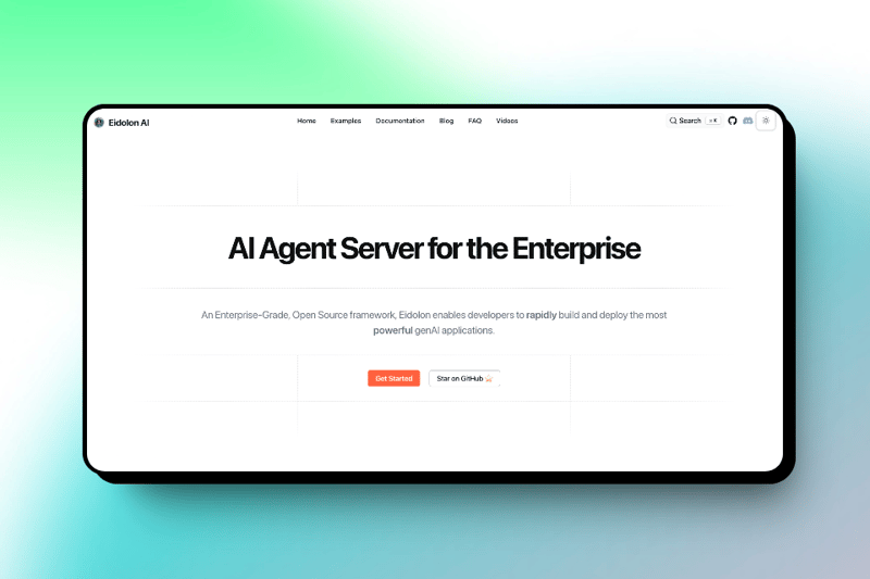 2025年前必看的五大开源项目_ Eidolon AI: