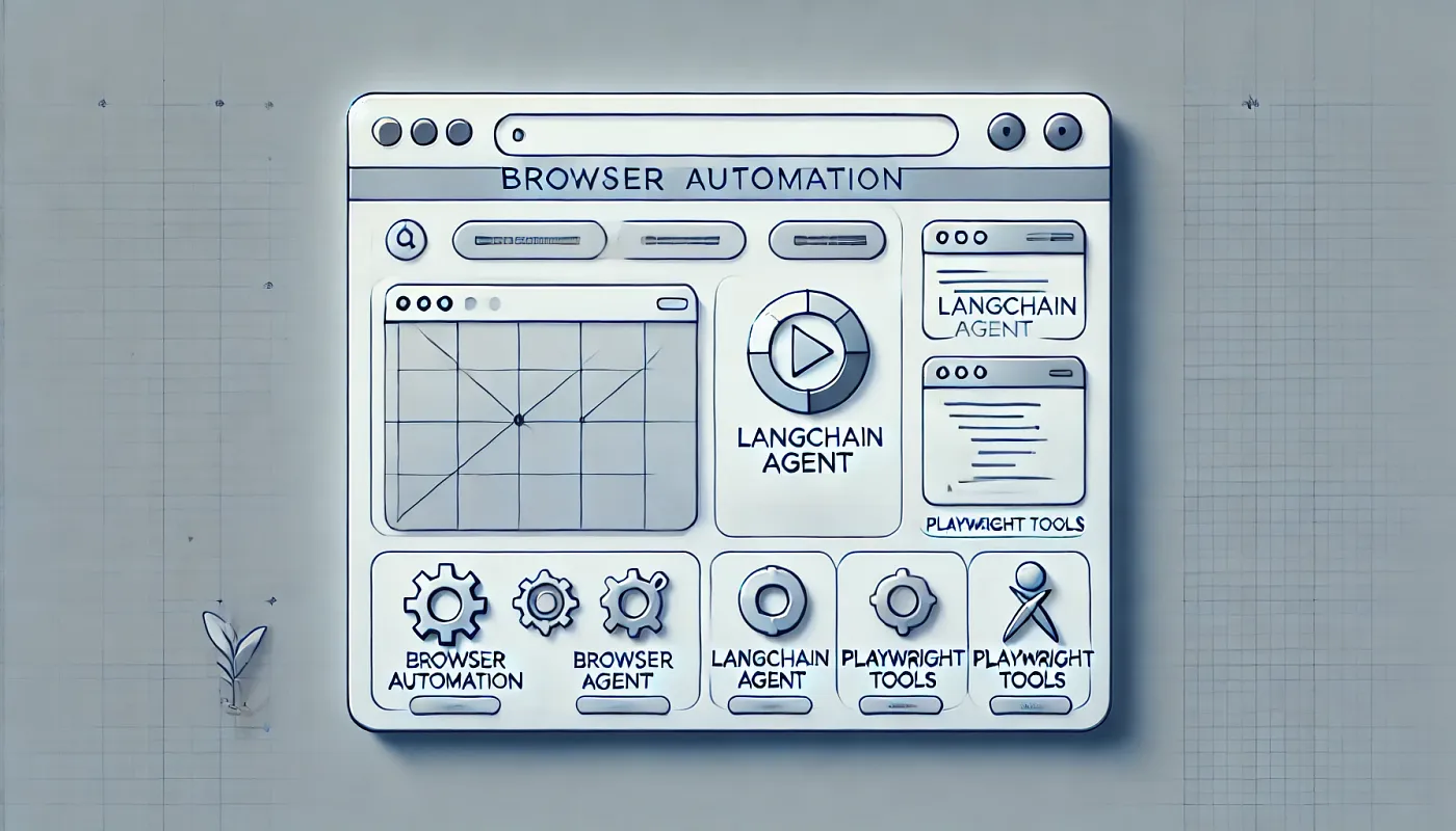 Langchain agent for browser automation