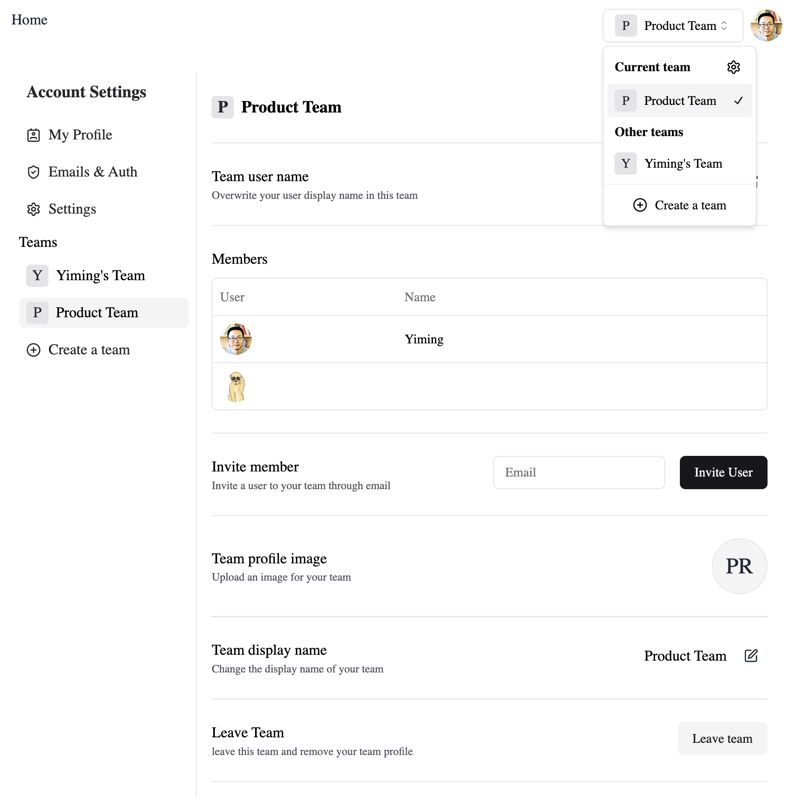 使用StackAuth团队功能和Next.js构建多租户应用:打造待办事项列表神器_ 团队管理