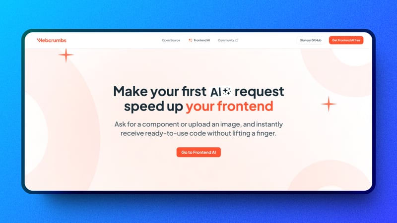 2025年让你开发更高效的7大工具_ Webcrumbs