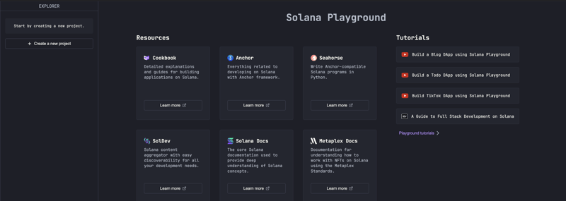 Solana Playground