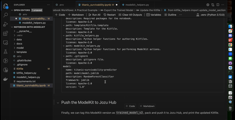 如何使用开源KitOps安全地将Jupyter Notebook从开发移动到生产。