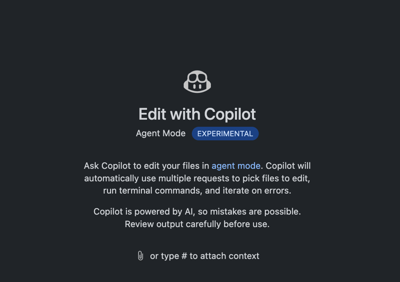 点击 Copilot Agent 图