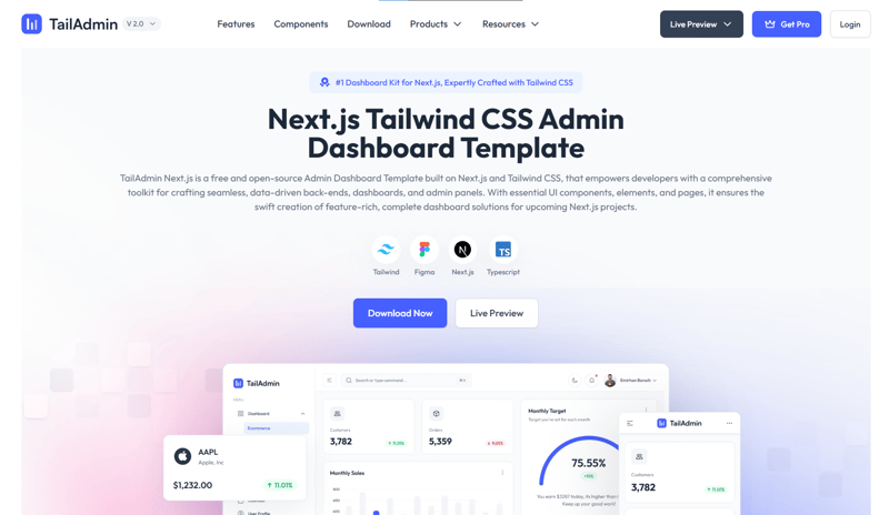 TailAdmin - Next.js