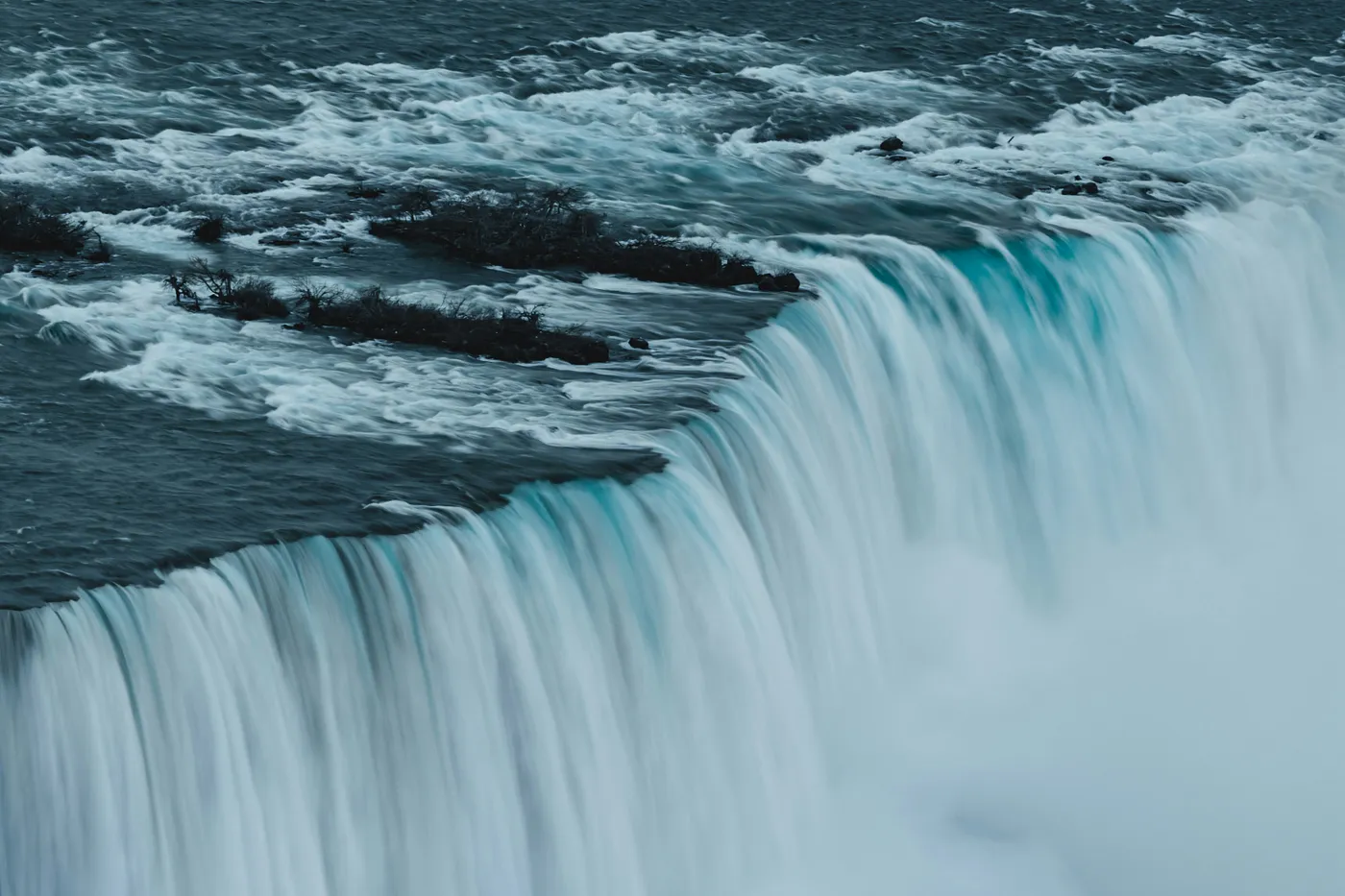 Photo of a waterfall