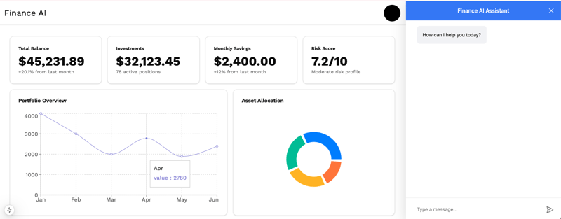 如何用开源工具打造一个智能财务助手🚀——基于MaybeFinance和CopilotKit的实战教程⎈_ 金融科技