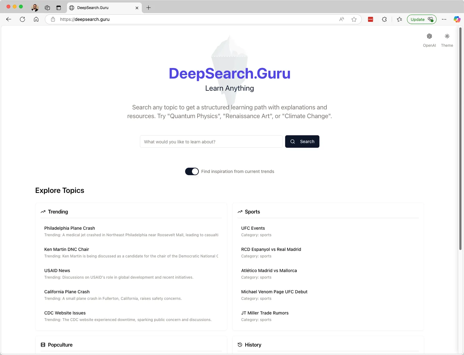 用DeepSeek和OpenAI打造更好用的学习搜索引擎_