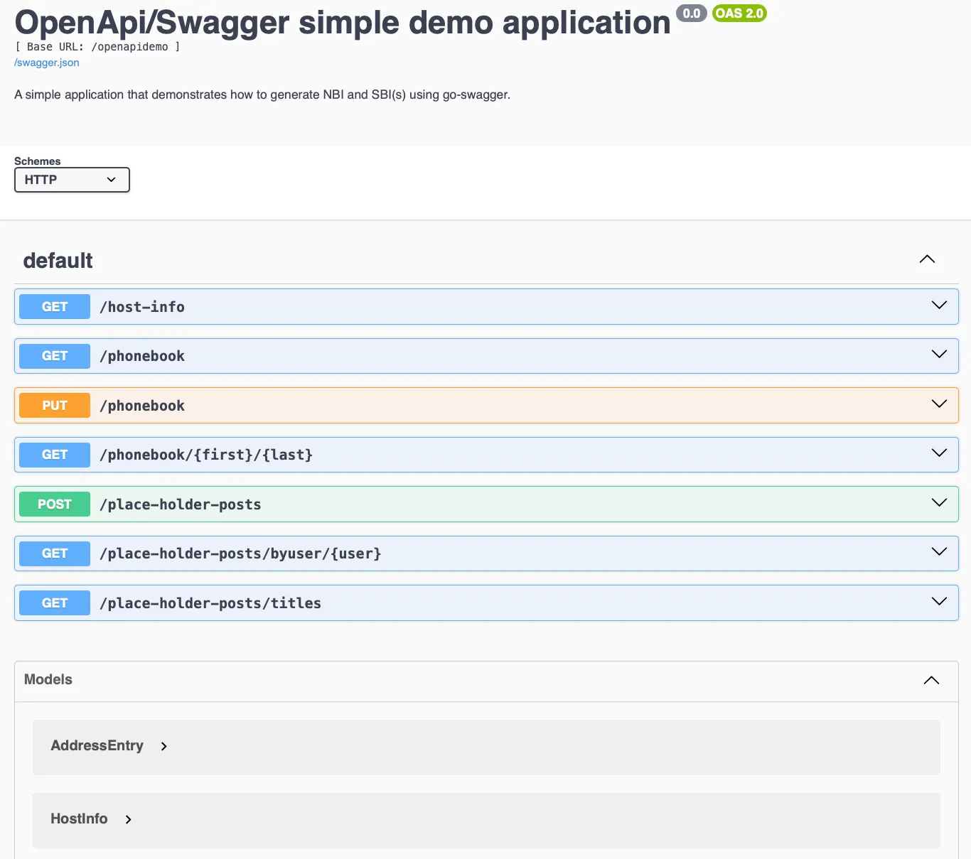 如何用Go语言实现RESTfulWeb服务并用Swagger(OpenAPI)定义接口_ Swagger UI screen capture