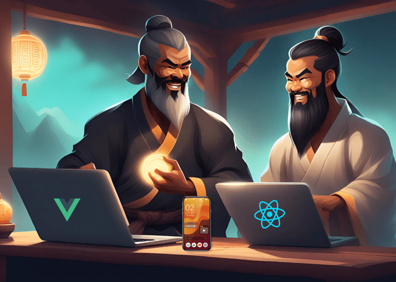 React 或 Vue 在移动应用开发中的图像