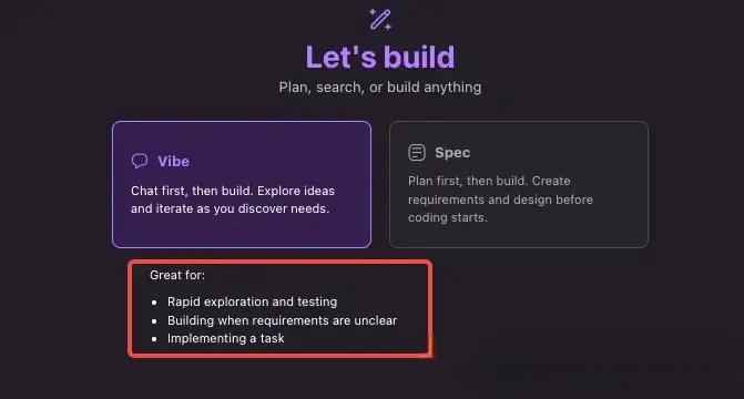 告别Cursor!亚马逊AWS推出免费AI编程助手Kiro_ Vibe模式