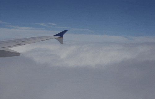 人在飞机上飞 gif