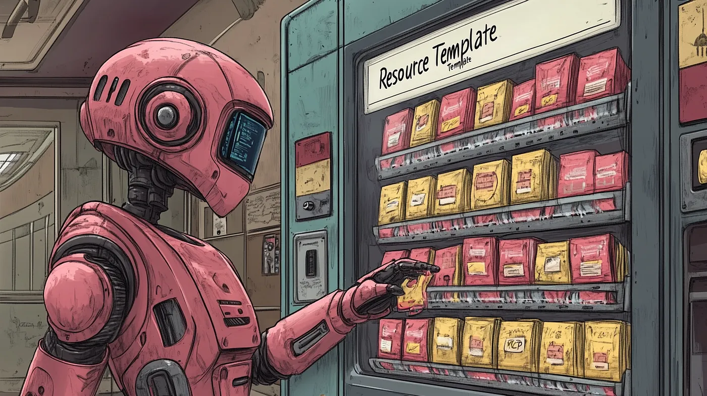 View of a robot picking a specific item \(resource\) from a vending machine