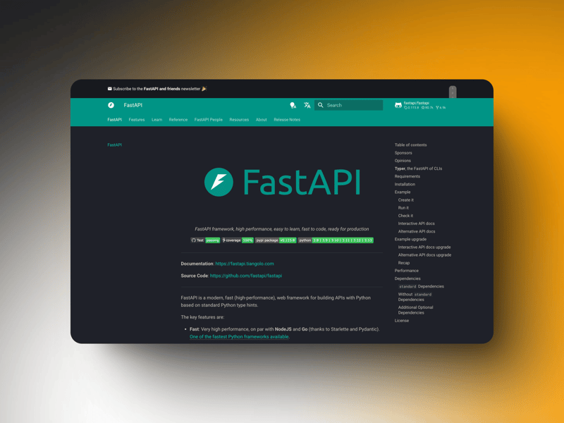 FastAPI图标