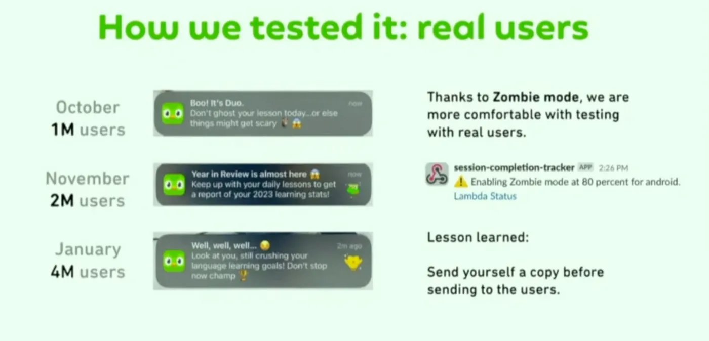 Duolingo:如何在5秒内给600万用户发送通知_