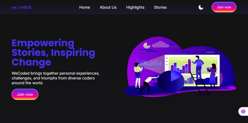 WeCoded2025:影响与创新的庆祝活动——一个动态着陆页的故事_ 图 2